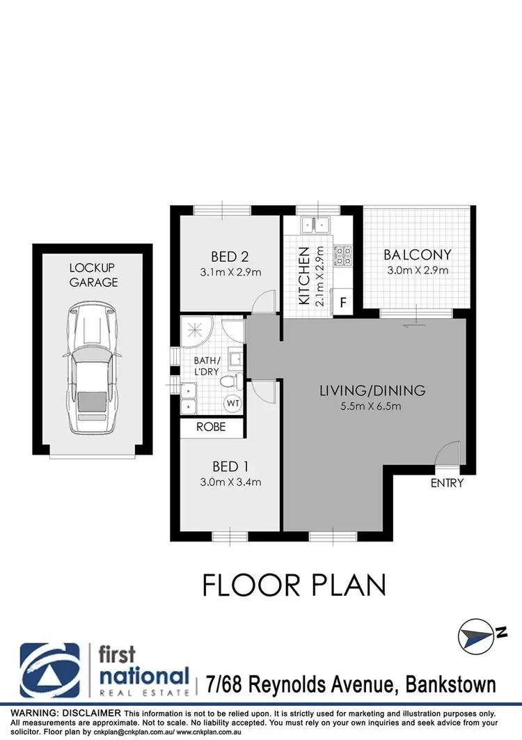Floorplan of Homely apartment listing, 7/68-70 Reynolds Avenue, Bankstown NSW 2200