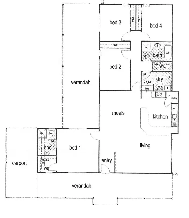 Floorplan of Homely house listing, 29 Pipit Loop, Djugun WA 6725