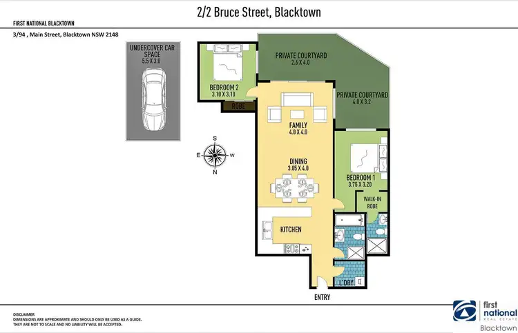 Floorplan of Homely apartment listing, 2/2 Bruce Street, Blacktown NSW 2148