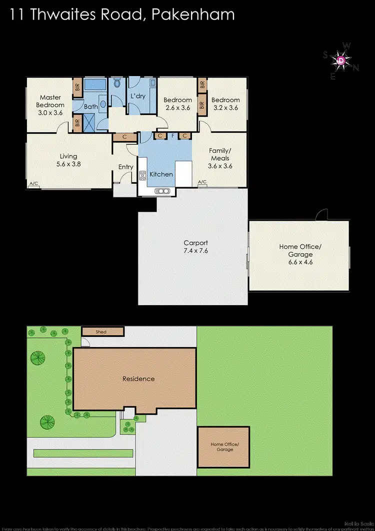 Floorplan of Homely house listing, 11 Thwaites Road, Pakenham VIC 3810