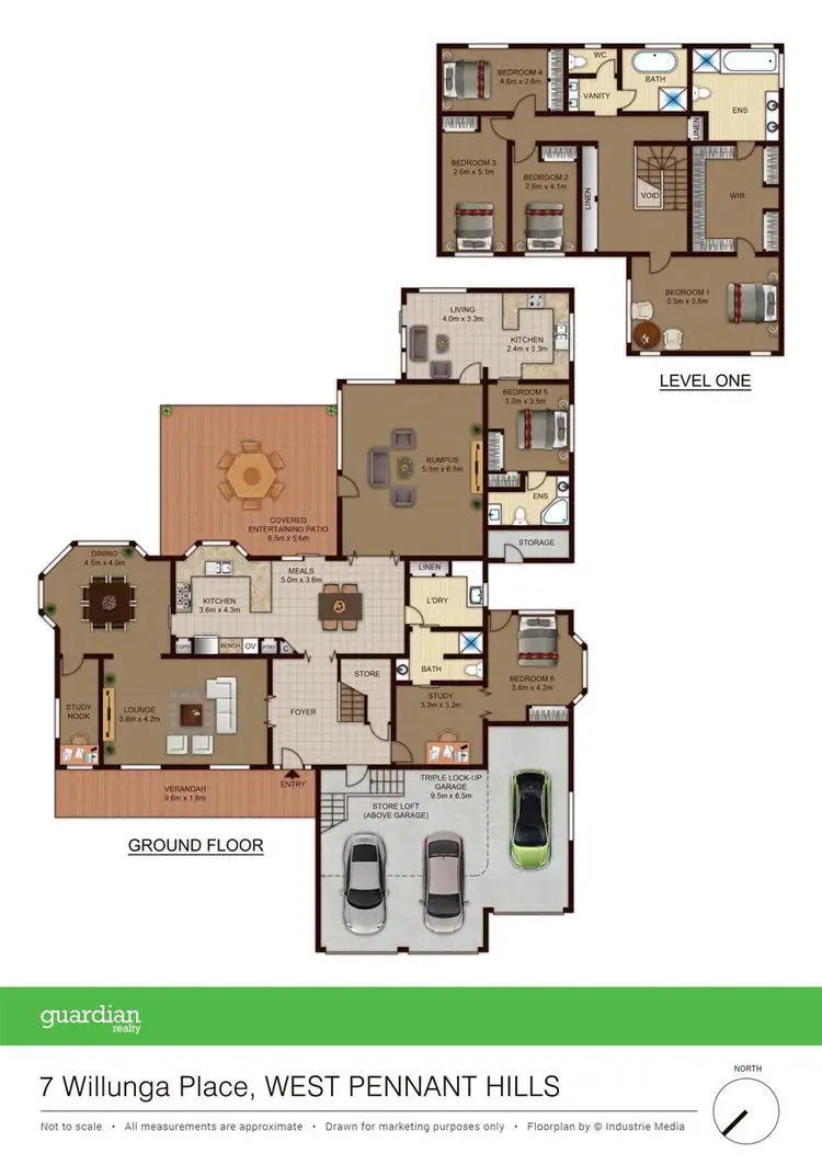 Floorplan of Homely house listing, 7 Willunga Place, West Pennant Hills NSW 2125