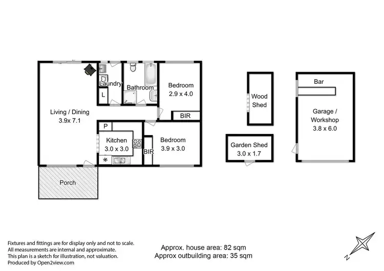 Floorplan of Homely house listing, 14 Wellington Street, Huonville TAS 7109
