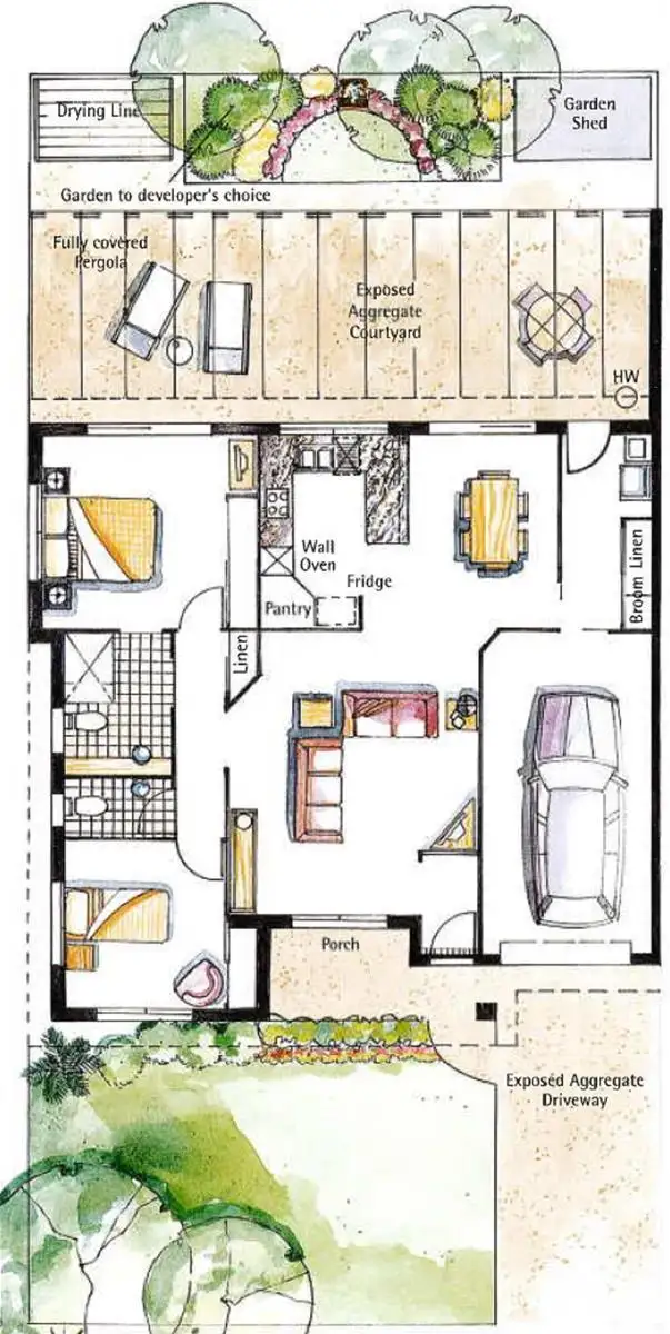 Floorplan of Homely unit listing, Address available on request