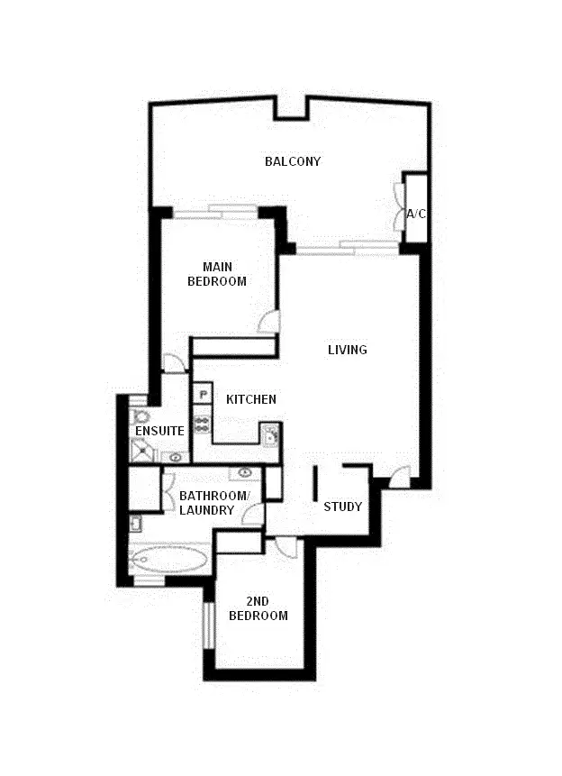 Floorplan of Homely apartment listing, 15/28 Belgrave Road, Indooroopilly QLD 4068