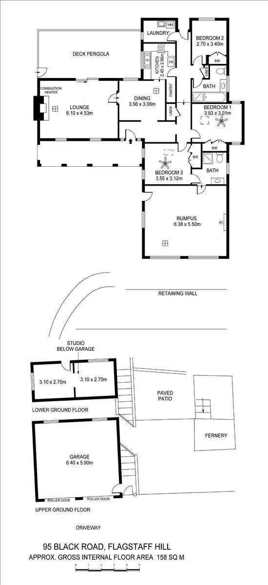 Floorplan of Homely house listing, 95 Black Road, Flagstaff Hill SA 5159