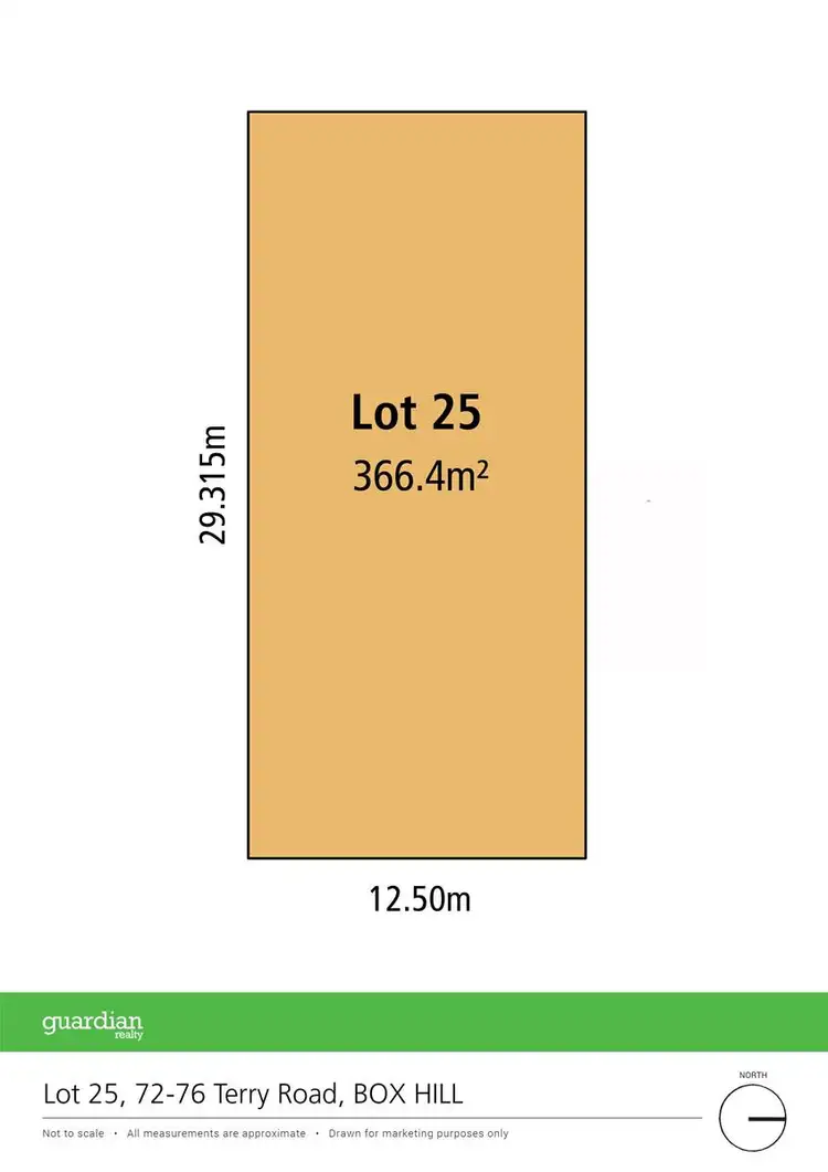 Floorplan of Homely land listing, Lot 25/72-76 Terry Road, Box Hill NSW 2765