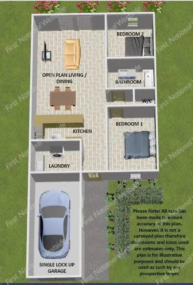 Floorplan of Homely unit listing, 3/3 Spalding Crescent, Goodna QLD 4300