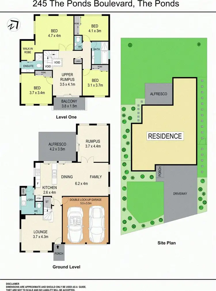 Floorplan of Homely house listing, 245 The Ponds Boulevard, The Ponds NSW 2769
