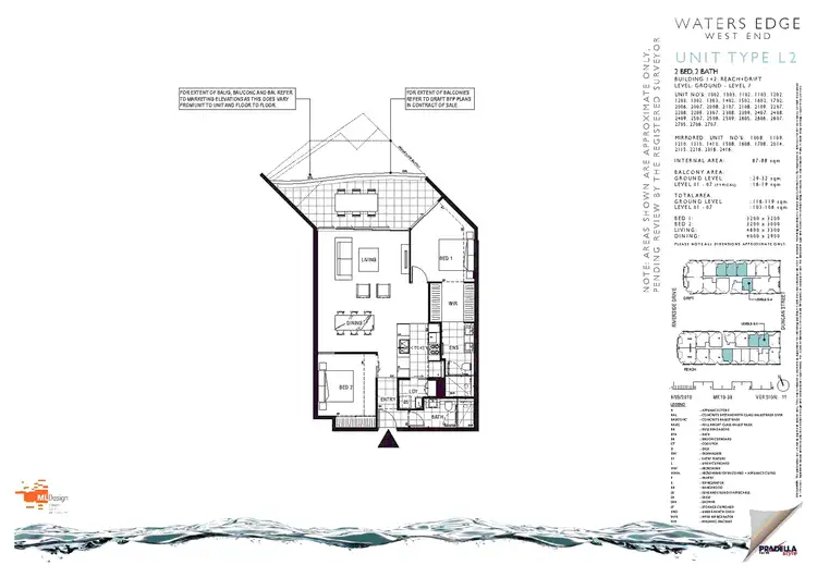Floorplan of Homely apartment listing, 2308/45 Duncan Street, West End QLD 4101
