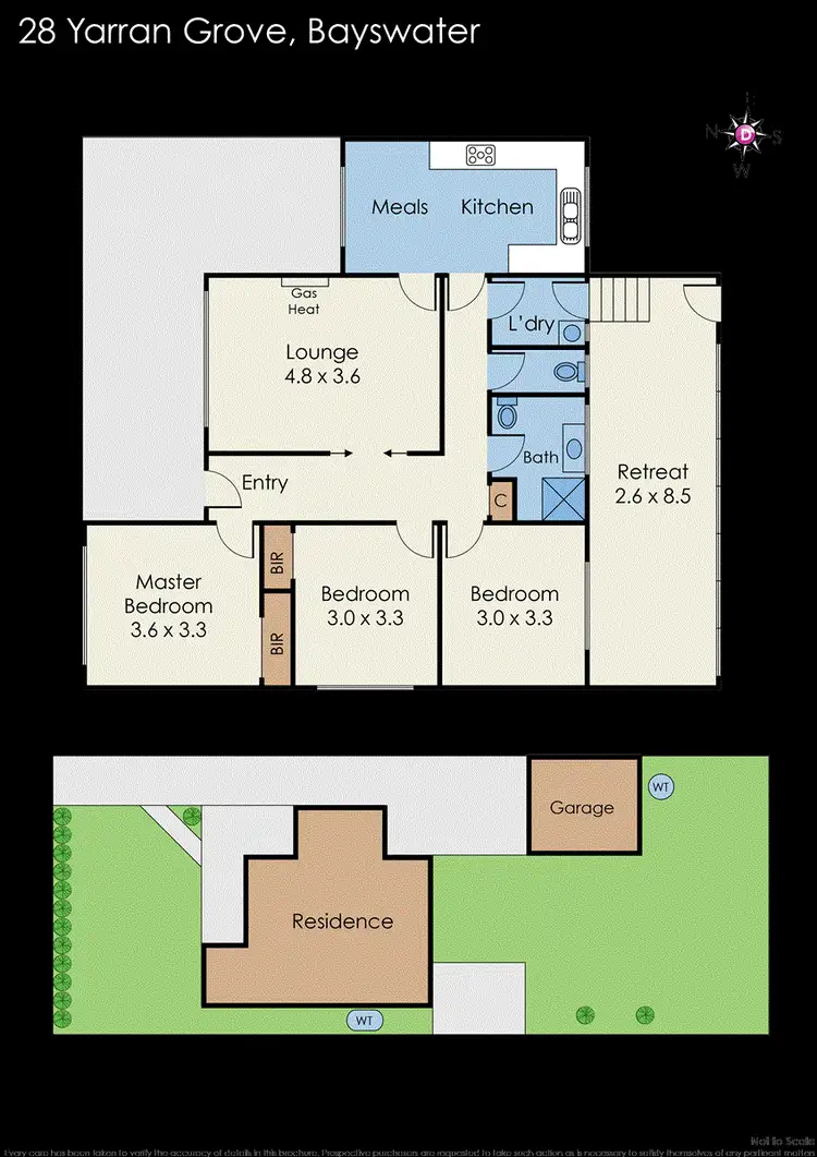 Floorplan of Homely house listing, 28 Yarran Grove, Bayswater VIC 3153
