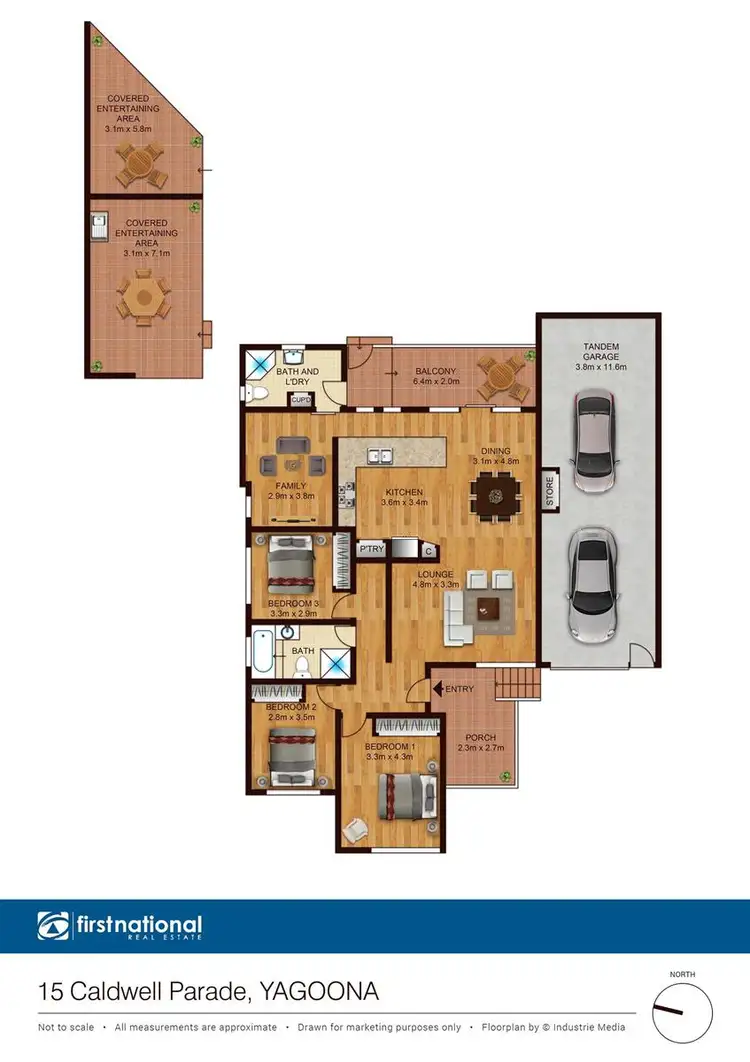 Floorplan of Homely house listing, 15 Caldwell Parade, Yagoona NSW 2199