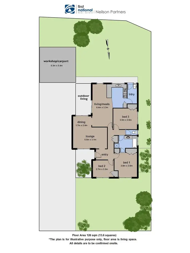 Floorplan of Homely house listing, 9 Sturrock Court, Berwick VIC 3806