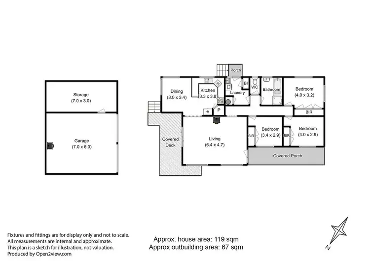 Floorplan of Homely house listing, 11 Wellington Street, Huonville TAS 7109