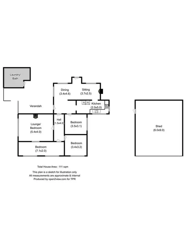 Floorplan of Homely house listing, 22 Wilsons Road, Southport TAS 7109