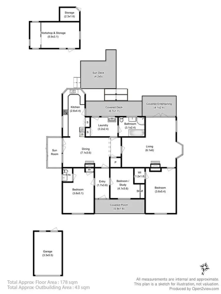 Floorplan of Homely house listing, 130 Winns Road, Cygnet TAS 7112