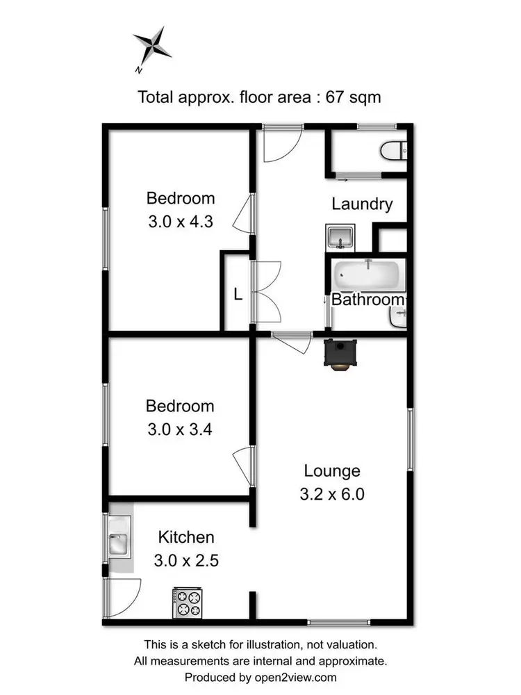 Floorplan of Homely house listing, 202 Scarrs Road, Garden Island Creek TAS 7112