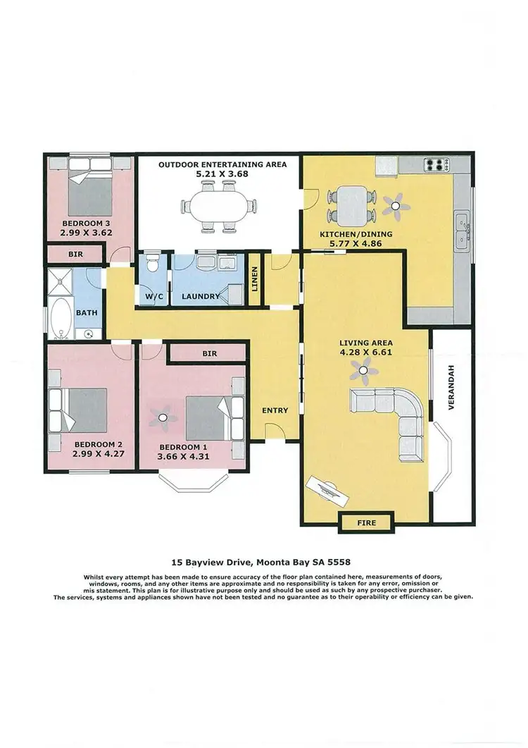 Floorplan of Homely house listing, 15 Bayview Drive, Moonta Bay SA 5558