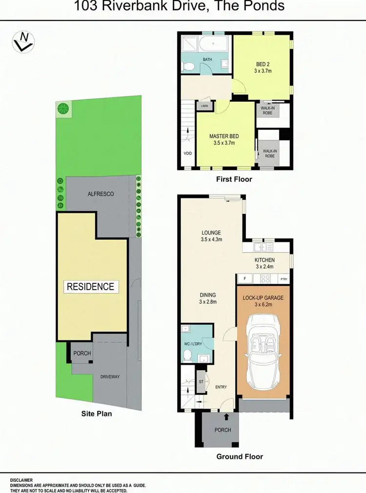Floorplan of Homely house listing, 103 Riverbank Drive, The Ponds NSW 2769
