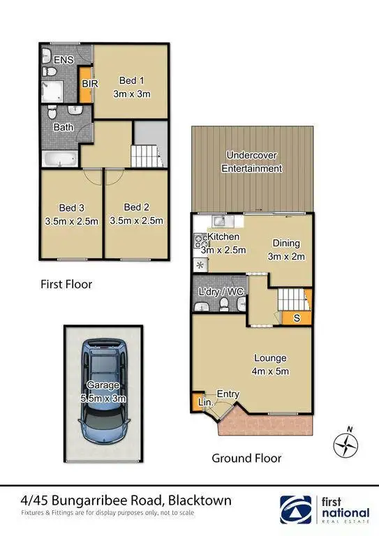 Floorplan of Homely townhouse listing, 4/45 Bungarribee Road, Blacktown NSW 2148