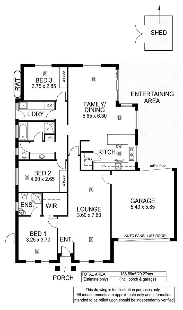 Floorplan of Homely house listing, 51 Yarmouth Street, South Brighton SA 5048