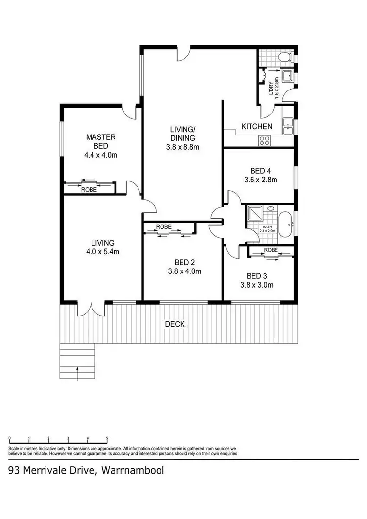 Floorplan of Homely house listing, 93 Merrivale Drive, Warrnambool VIC 3280