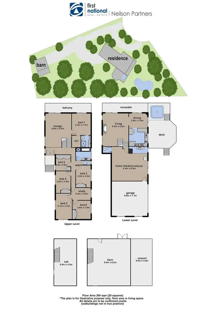 Floorplan of Homely rural property listing, 4 Medley Close, Harkaway VIC 3806