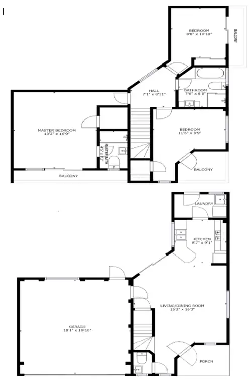 Floorplan of Homely townhouse listing, 1/25-27 Turner Street, Blacktown NSW 2148