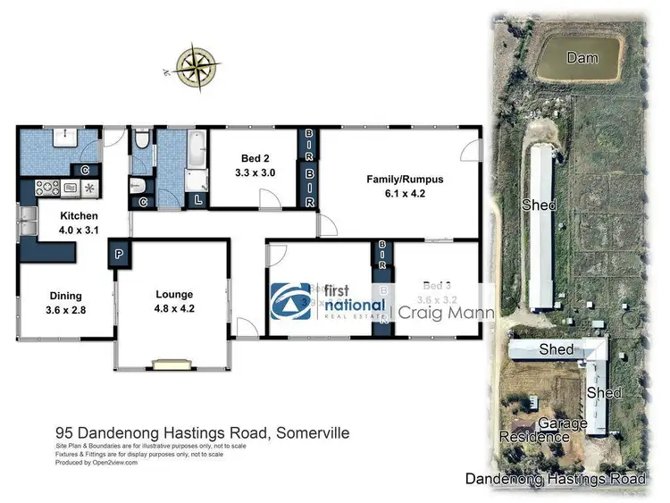 Floorplan of Homely rural property listing, 95 Dandenong Hastings Road, Somerville VIC 3912
