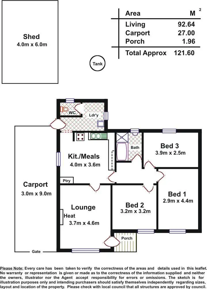 Floorplan of Homely house listing, 33 Goodman Avenue, Kilburn SA 5084