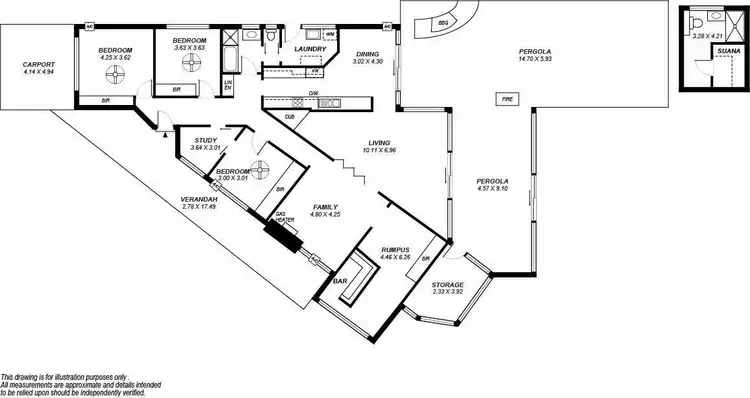 Floorplan of Homely house listing, 7 Grantham Road, Somerton Park SA 5044