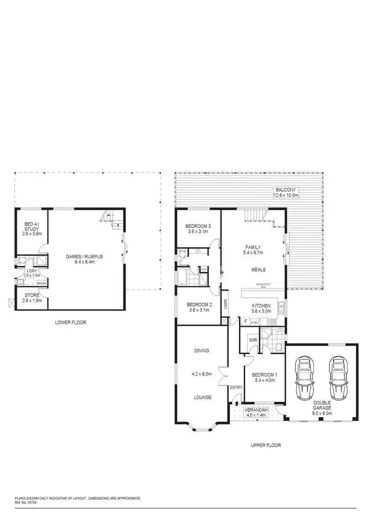 Floorplan of Homely house listing, 5 Reordan Drive, Greenwith SA 5125