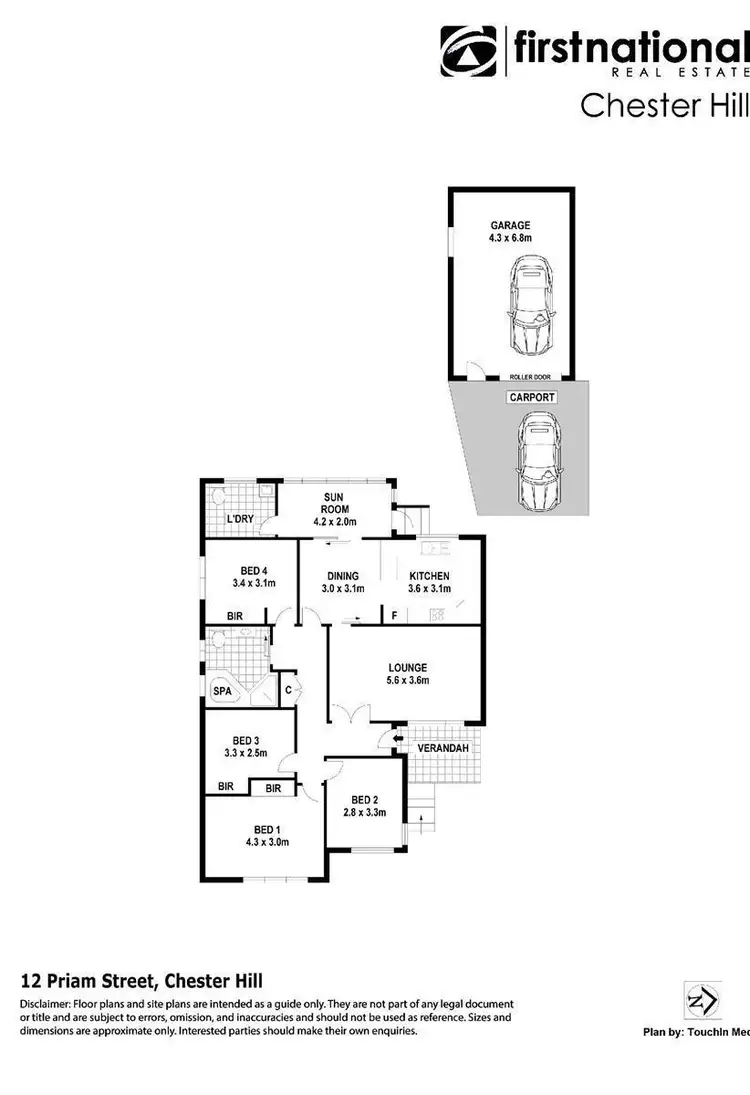 Floorplan of Homely house listing, 12 Priam Street, Chester Hill NSW 2162