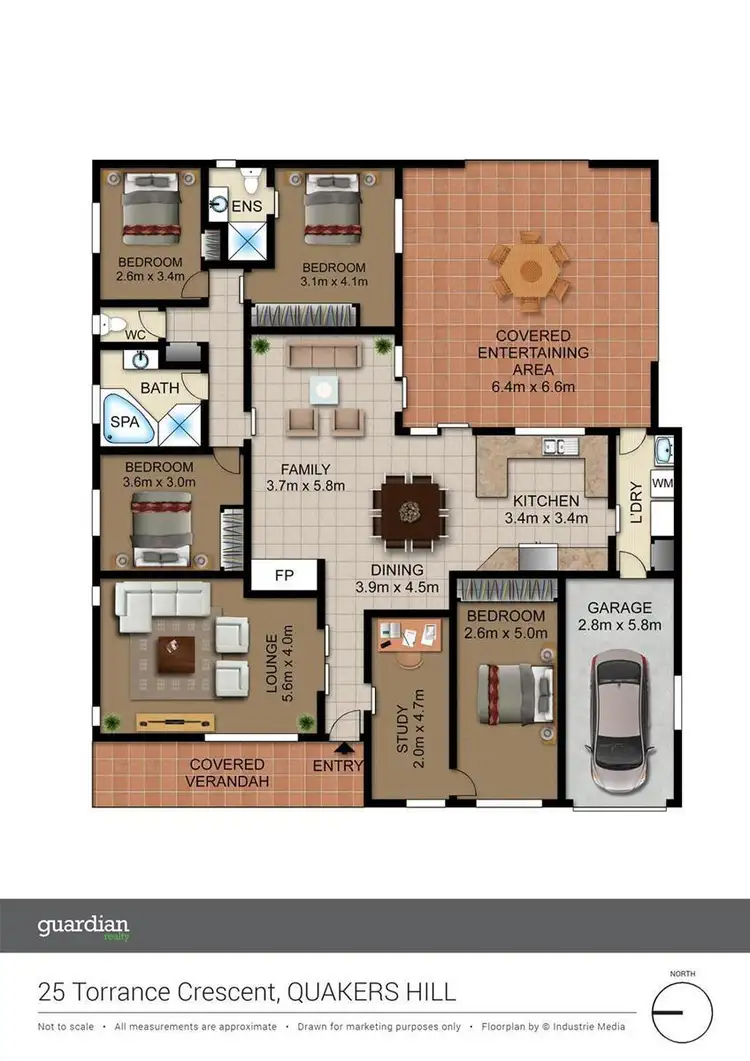 Floorplan of Homely house listing, 25 Torrance Crescent, Quakers Hill NSW 2763