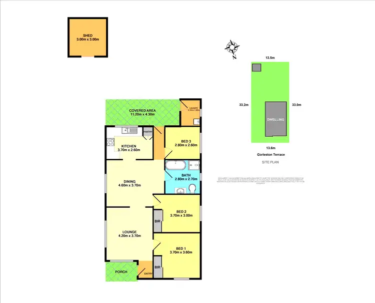 Floorplan of Homely house listing, 2 Gorleston Terrace, Cardiff NSW 2285