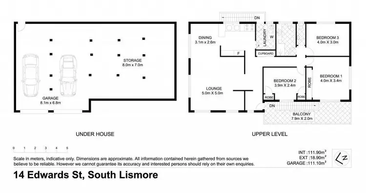 Floorplan of Homely house listing, 14 Edwards Street, South Lismore NSW 2480