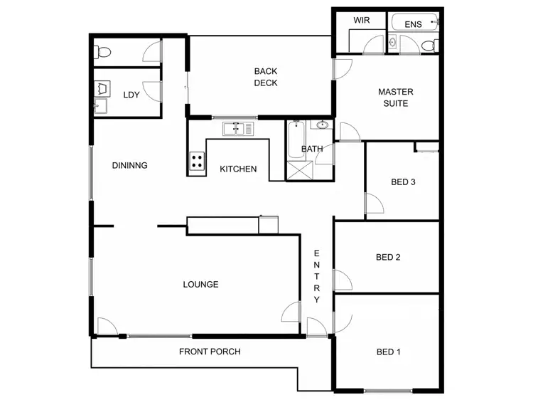 Floorplan of Homely house listing, 79a Main Road, Heddon Greta NSW 2321