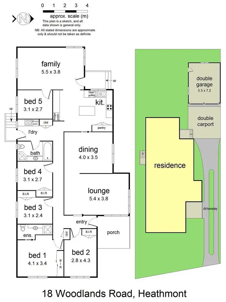 Floorplan of Homely house listing, 18 Woodlands Road, Heathmont VIC 3135