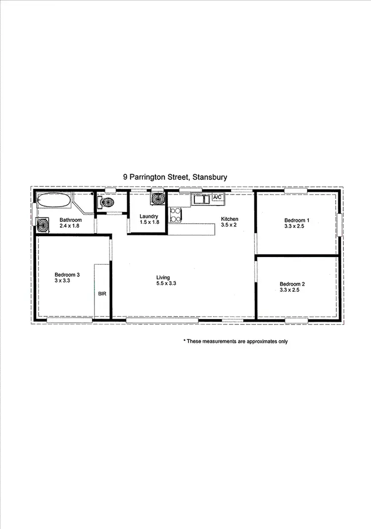 Floorplan of Homely house listing, 9 Parrington Street, Stansbury SA 5582