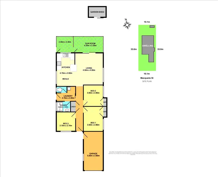 Floorplan of Homely house listing, 61 Macquarie Street, Barnsley NSW 2278