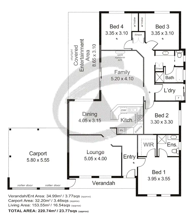 Floorplan of Homely house listing, 34 Strathmont Drive, Strathalbyn SA 5255