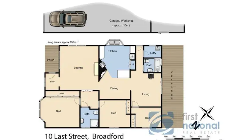 Floorplan of Homely house listing, 10 Last Street, Broadford VIC 3658