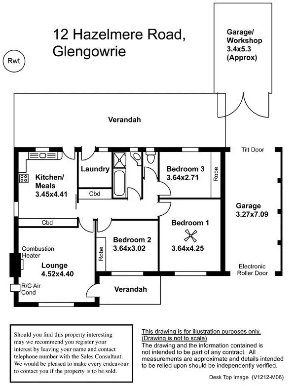 Floorplan of Homely house listing, 12 Hazelmere Road, Glengowrie SA 5044