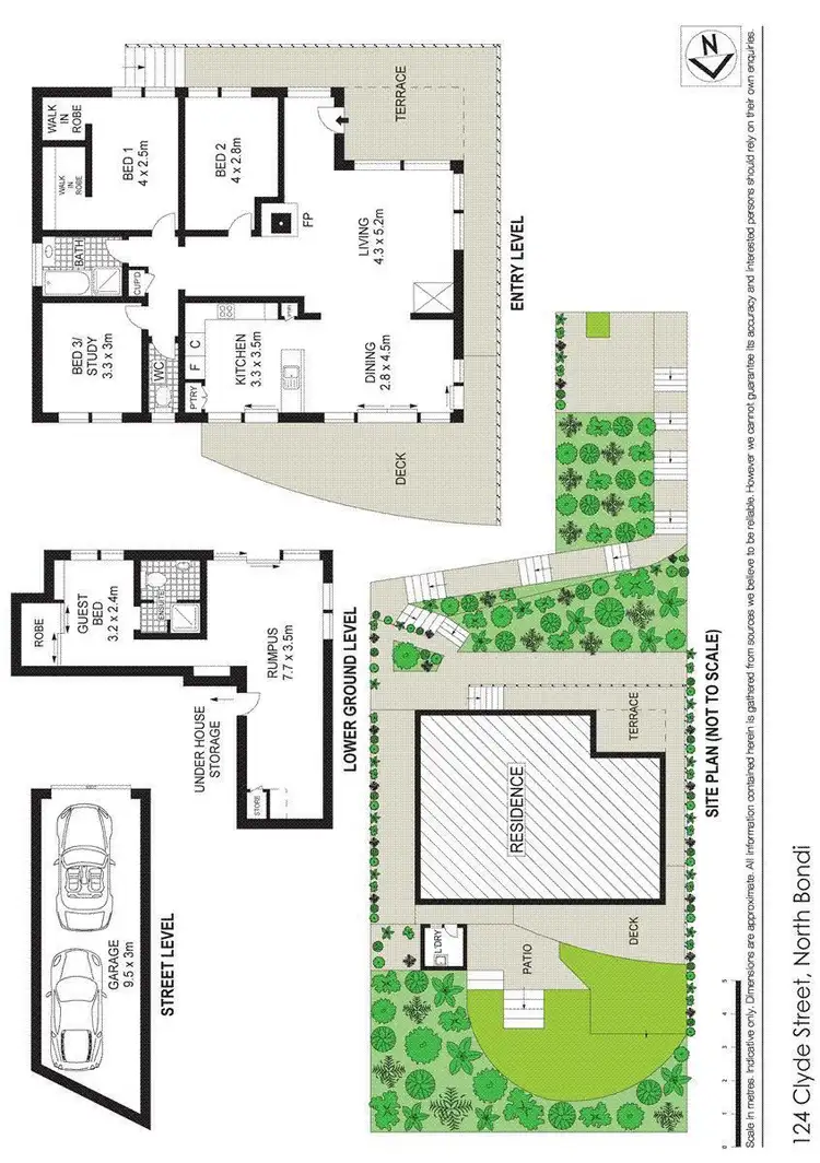 Floorplan of Homely house listing, 124 Clyde Street, North Bondi NSW 2026
