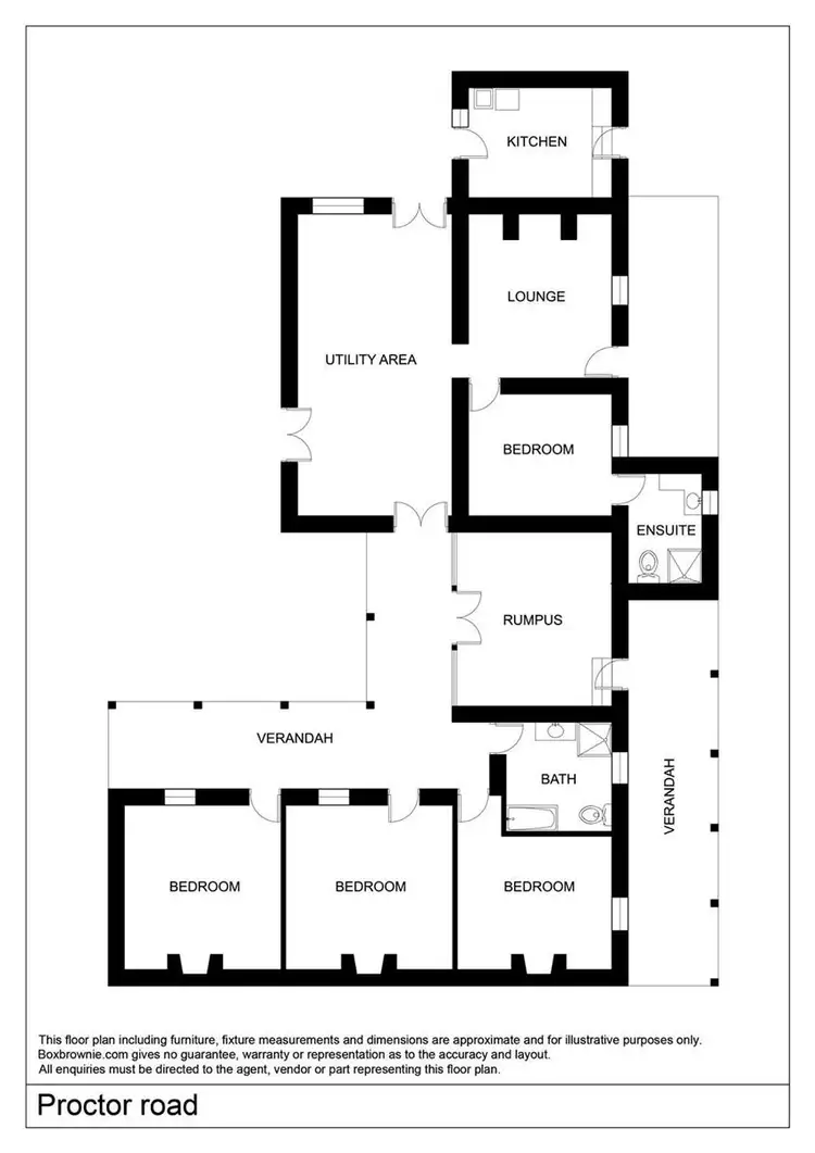 Floorplan of Homely house listing, 26 Proctor Road, Kanmantoo SA 5252