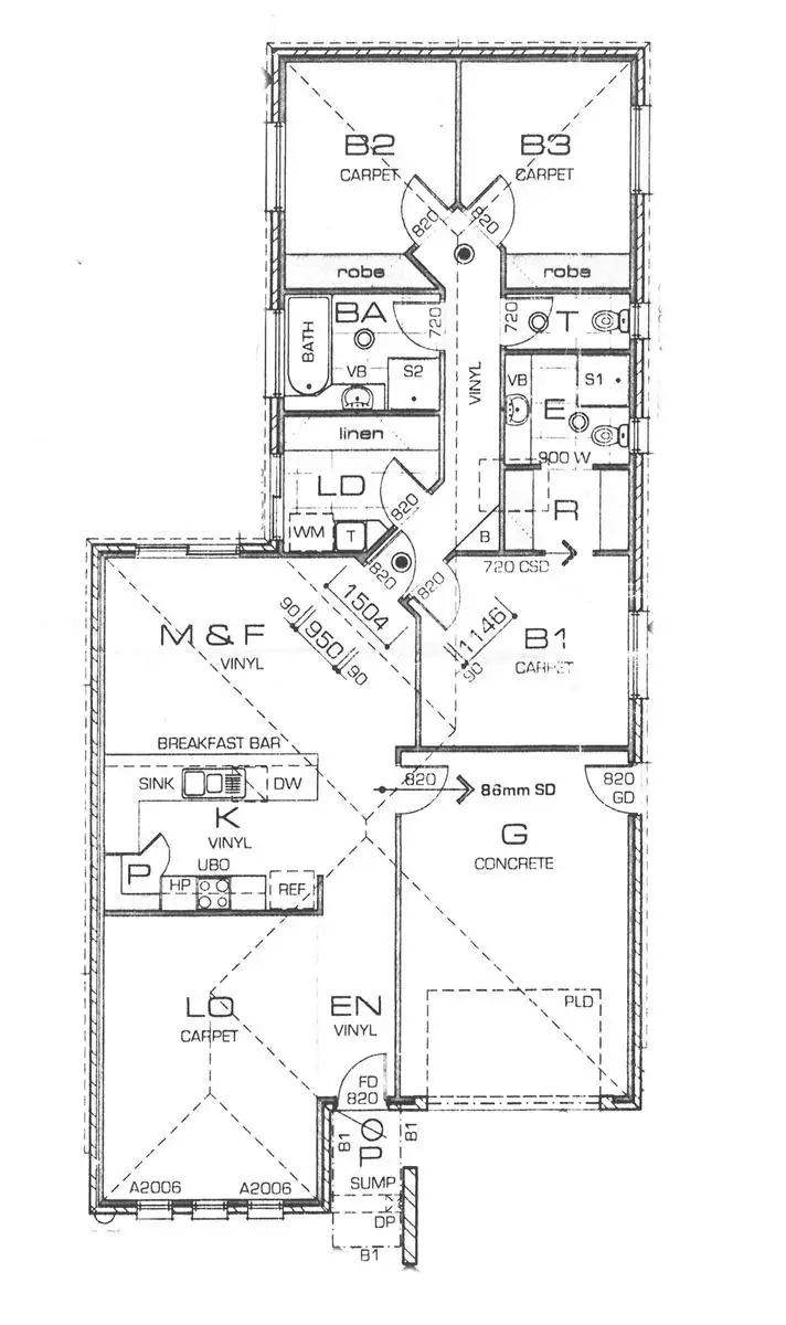 Floorplan of Homely townhouse listing, 536 Walnut Avenue, Mildura VIC 3500