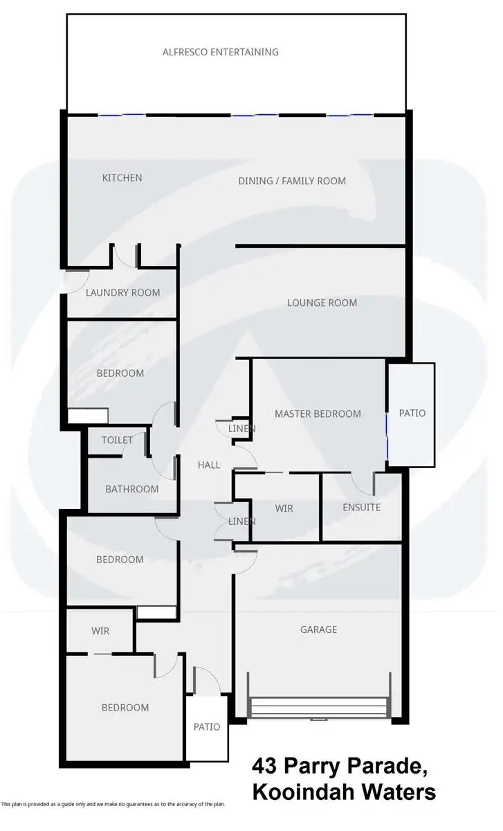 Floorplan of Homely house listing, 43 Parry Parade, Wyong NSW 2259