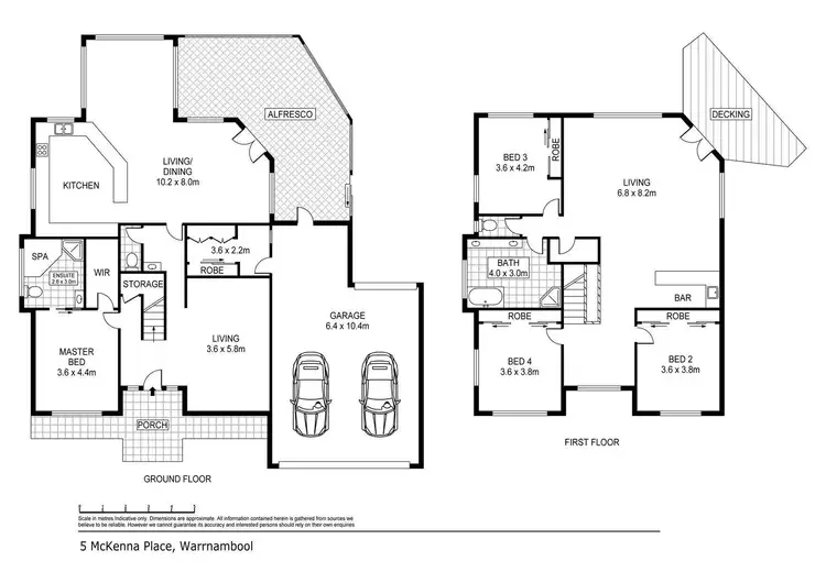 Floorplan of Homely house listing, 5 McKenna Place, Warrnambool VIC 3280