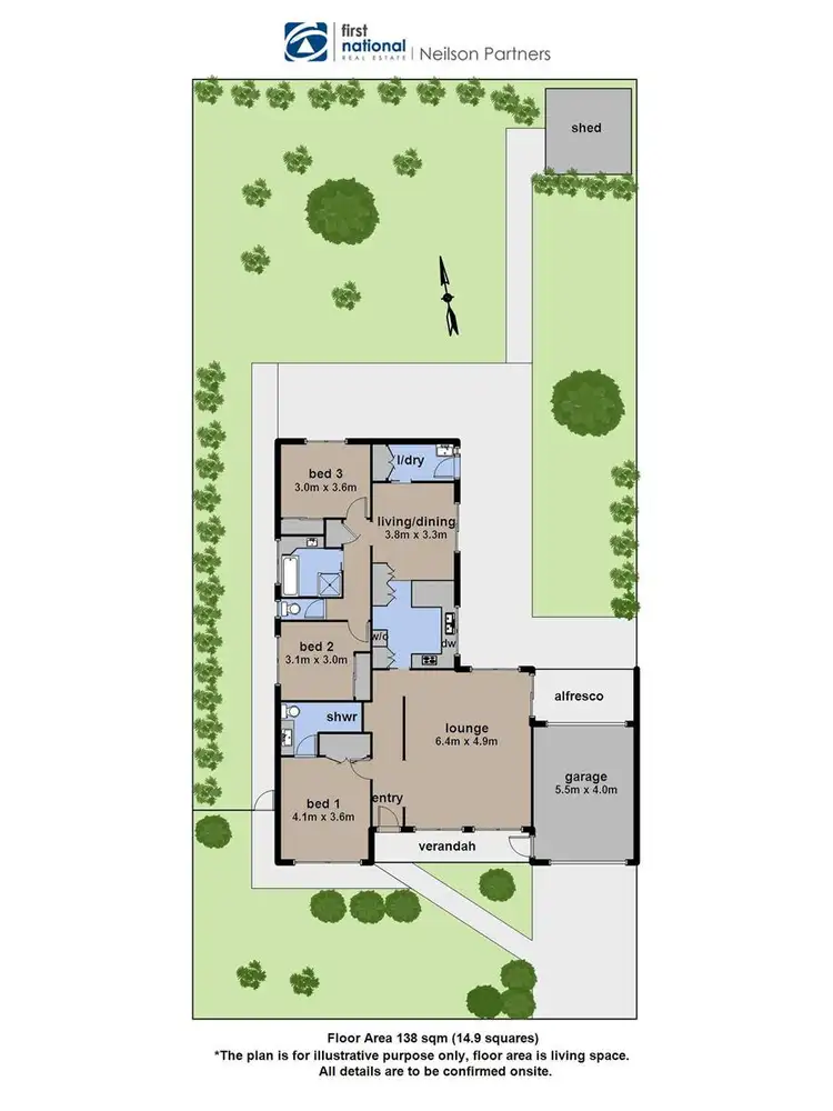 Floorplan of Homely house listing, 16 Shannon Way, Berwick VIC 3806