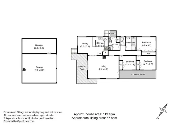 Floorplan of Homely house listing, 11 Wellington Street, Huonville TAS 7109