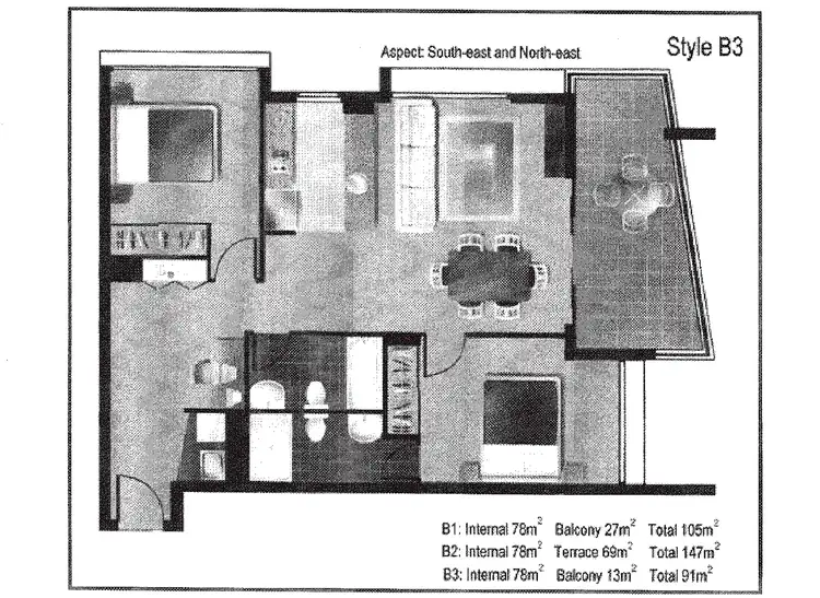 Floorplan of Homely apartment listing, 55/454 Upper Edward Street, Spring Hill QLD 4000
